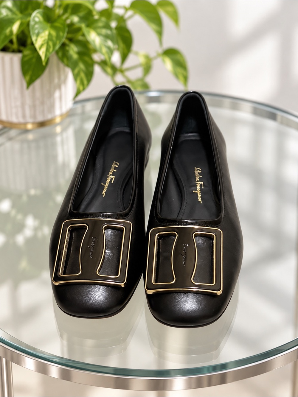 Ferragamo Myrna 15. 1.5cm
Nero Lamb
Nero Patentcalf
